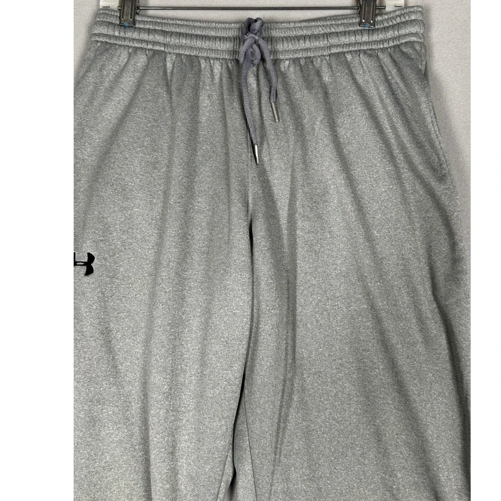 Under Armour Storm Pants Mens Medium Grey Loose Fit Sweatpants Stretch Waist